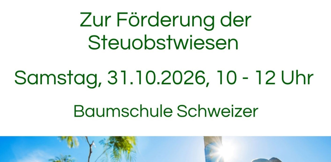 Baumpflanzaktion und Pflanzung auf der Jubiläumswiese